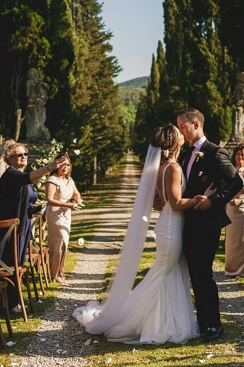 Karla and Andrew with Floé Weddings wedding planners