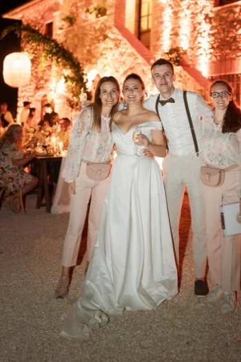 Natasha and Nick with Floé Weddings wedding planners