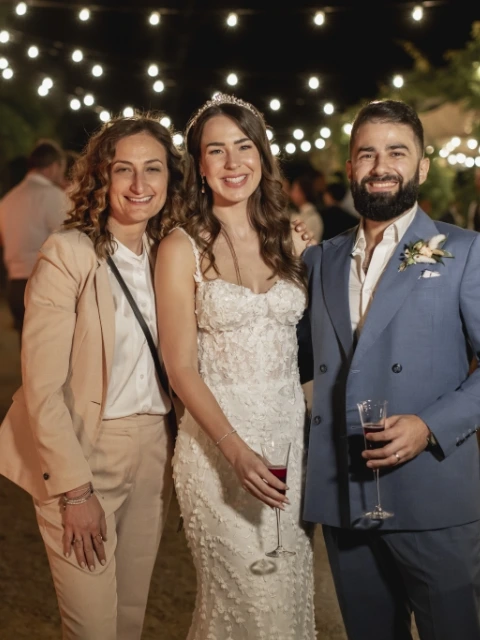 Rebecca and Pasha with Sara Barni wedding planner