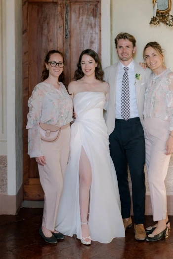 Sophie and Matt with Floé Weddings wedding planners