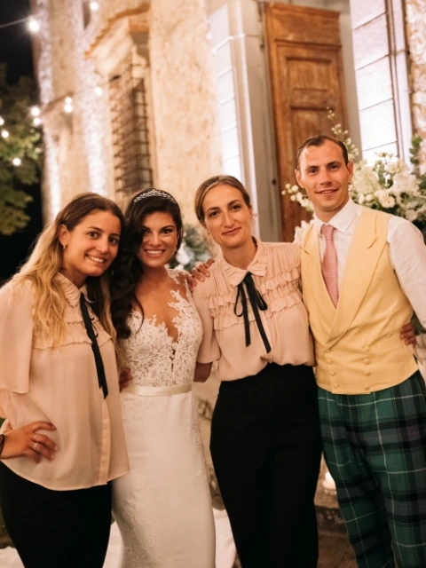 Zaina and Patrick with Floé Weddings wedding planners