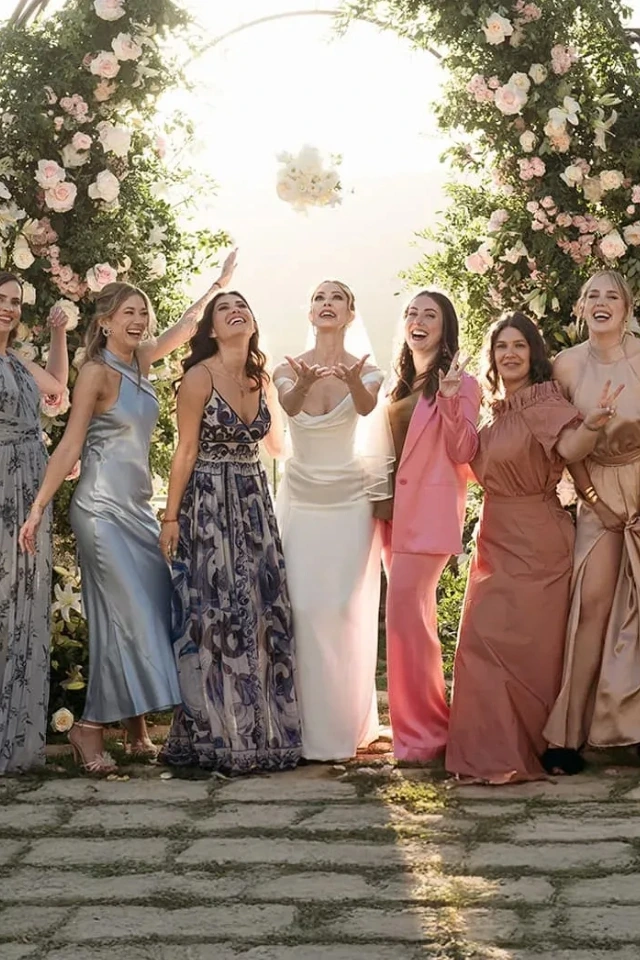 tuscany bridesmaid dresses Esme Dress in Cottage Kiss