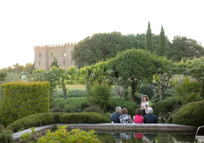 Photo of a glimpse of borgo Finocchieto, Tuscany