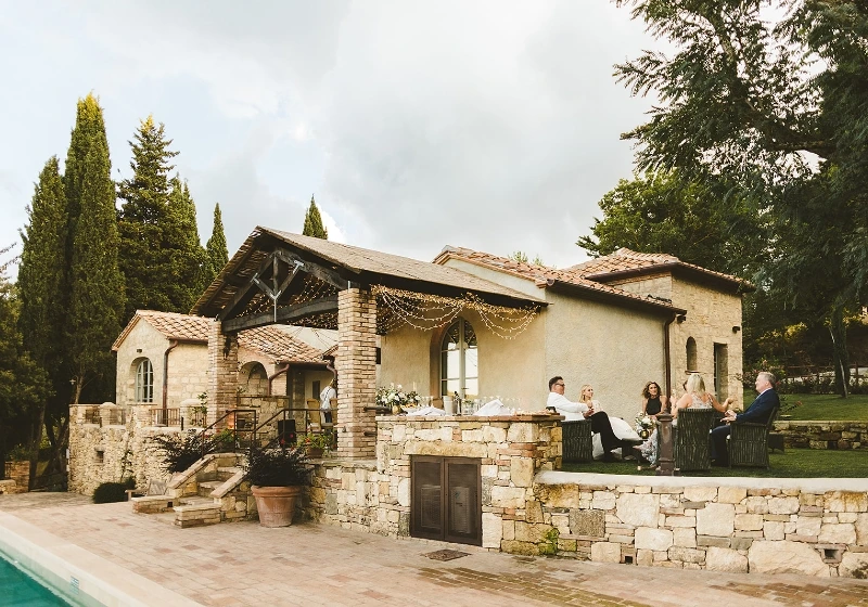 A vacation property rented for a micro wedding