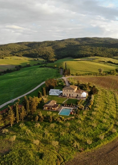 One of the most iconic villa of Castiglion del Bosco