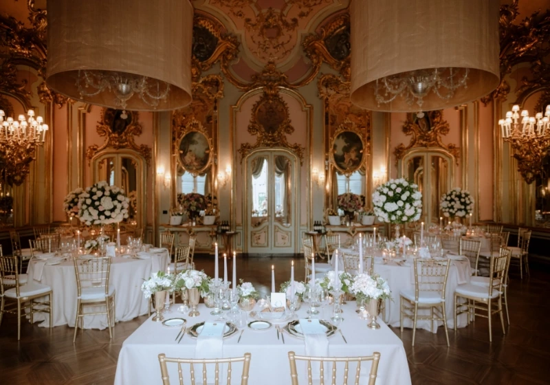 Wedding dinner in the Mirror-hall