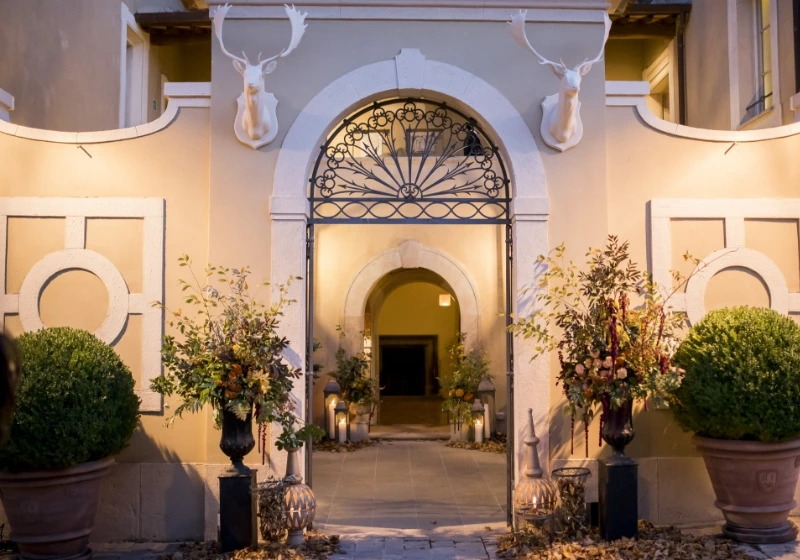 One of the entrance at Castiglion del Bosco