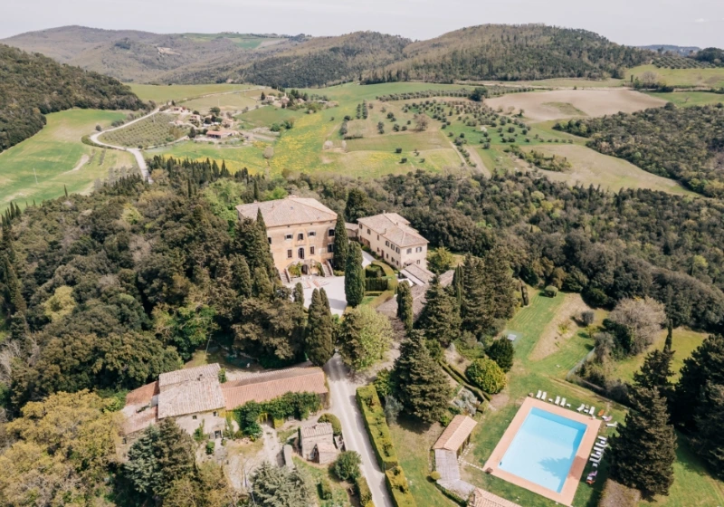 Overview of Villa di Ulignano 