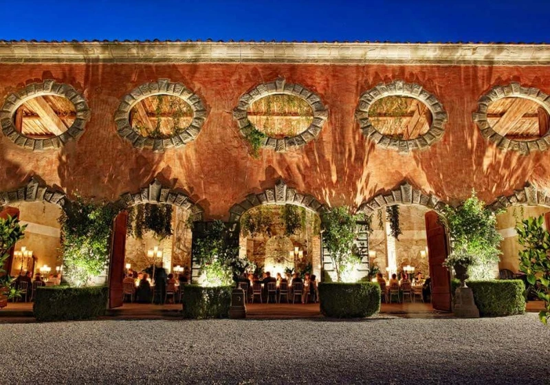 Photo of the limonaia of Villa Grabau in Lucca